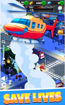 消防救援空闲大亨游戏安卓版（Fire Rescue Idle Tycoon） v1.0 screenshot 3