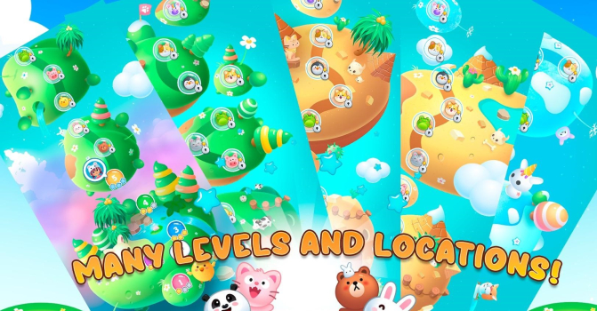 可爱动物世界游戏官方安卓版（World of Cute Animals Match 3） v0.3 screenshot 3