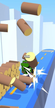 机器人趣味跑步比赛游戏安卓版下载（Fun Robot Run Crazy Race 3D） v1.0 screenshot 1