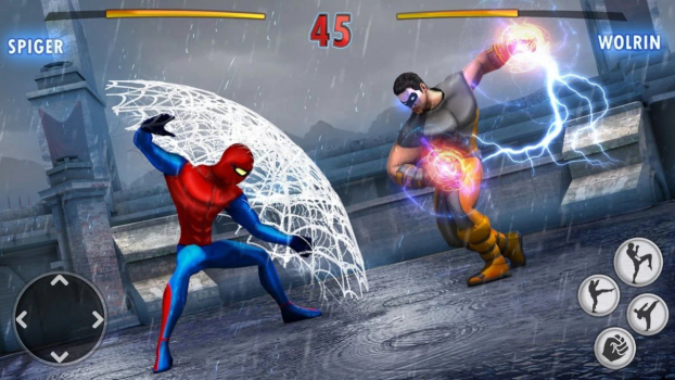 超级英雄功夫格斗游戏中文手机版（Superhero Fighting Game） v1.0.9 screenshot 1