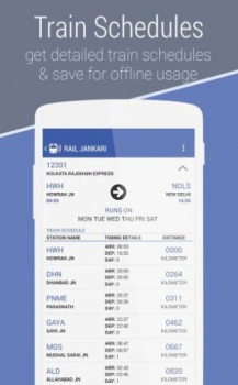 Rail Jankari印度铁路应用app手机版 v6.3 screenshot 2