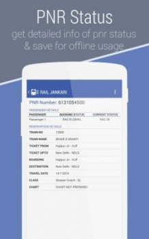 Rail Jankari印度铁路应用app手机版 v6.3 screenshot 3