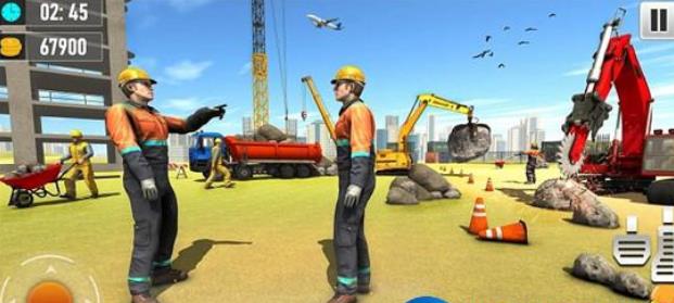 重锤式挖掘机游戏中文版（Heavy Hammer Drill Excavator） v1.1 screenshot 3