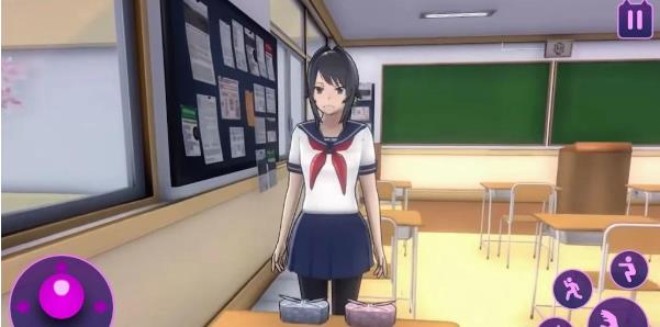 樱花日本高校3D游戏中文汉化版（Sakura Japanese High School 3D） v1.0 screenshot 1