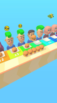 汉堡热潮3D游戏安卓版（Burger Rush 3D） v1.0 screenshot 2