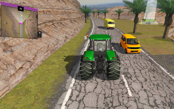 货物拖拉机手推车游戏官方安卓版（Cargo Tractor Trolley Game） v1.0 screenshot 1