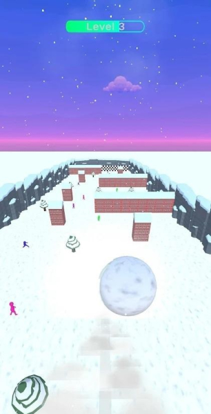 雪球向前滚游戏安卓版下载（Snowball Down）