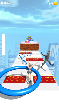 3d呼啦圈跑者游戏官方安卓版（Hoop Runner 3D） v0.3 screenshot 2