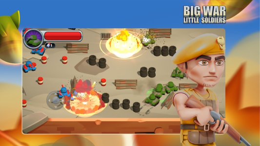 大战小兵游戏安卓版（Big War Little Soldiers） v1.01 screenshot 4