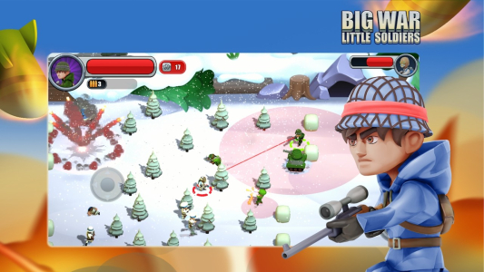 大战小兵游戏安卓版（Big War Little Soldiers） v1.01 screenshot 1