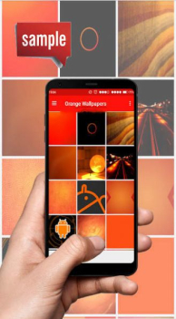 Orange Wallpapers橙色壁纸主题app最新版 v1.2 screenshot 1