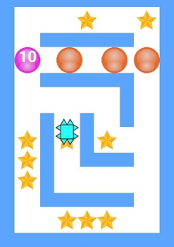 滑球集星迷宫游戏安卓版下载（Swipe Action Ball） v1.9 screenshot 3