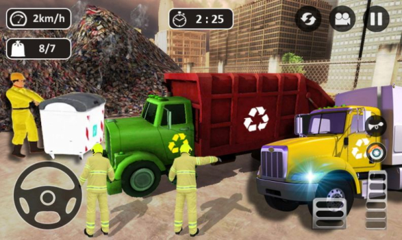 垃圾车行驶游戏安卓版下载（Garbage Trash Truck Driving） v5.0 screenshot 2