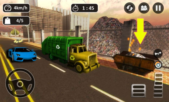 垃圾车行驶游戏安卓版下载（Garbage Trash Truck Driving） v5.0 screenshot 3