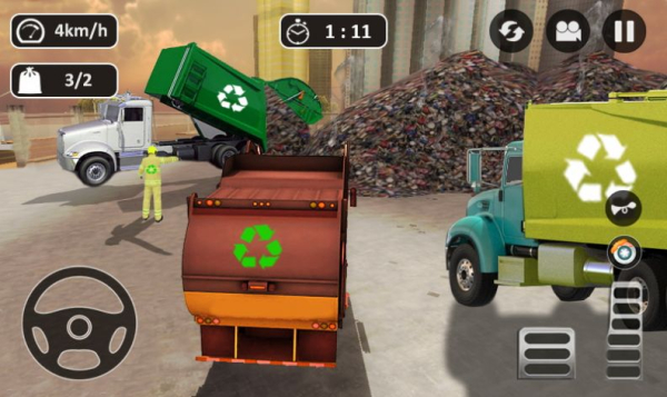 垃圾车行驶游戏安卓版下载（Garbage Trash Truck Driving）
