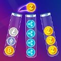 硬币分类排序游戏中文版下载（Sort Crypto Coin Sort Puzzle Game）