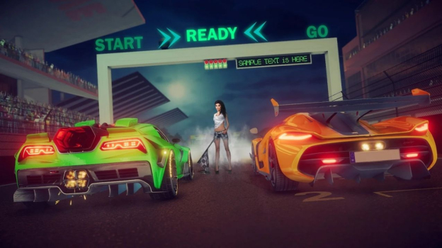 疯狂汽车离线赛车游戏安卓版（Crazy Car Offline Racing Games） v1.1 screenshot 3