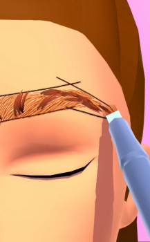 抖音微刀片眉毛小游戏安卓版（MicroBlading Eyebrow） v0.0.1 screenshot 2