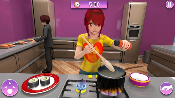 动漫母亲虚拟家庭3D游戏中文安卓版（Anime Virtual Mother Sim）