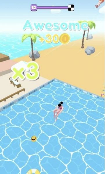 滑梯翻转游戏官方安卓版（Water Slide Flip）
