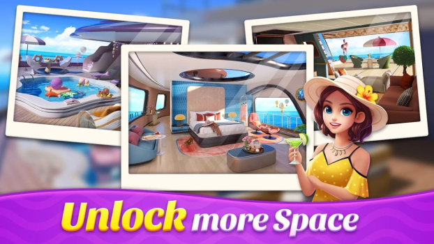 空间装饰豪华游艇游戏安卓版（Space Decor Houseboat） v1.0.1 screenshot 1