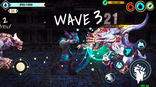 恶魔格斗家游戏安卓版（Demon Brawler） v1.0 screenshot 2