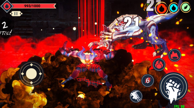 恶魔格斗家游戏安卓版（Demon Brawler） v1.0 screenshot 1