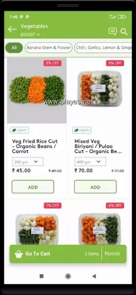 OrgFarm生鲜购物app手机版