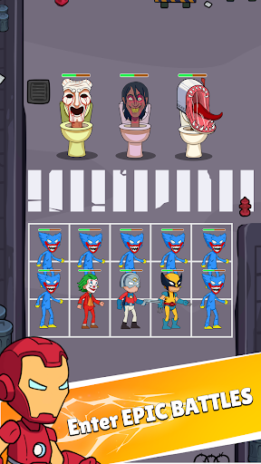 Merge Monster SCP Toilet apk download no ads