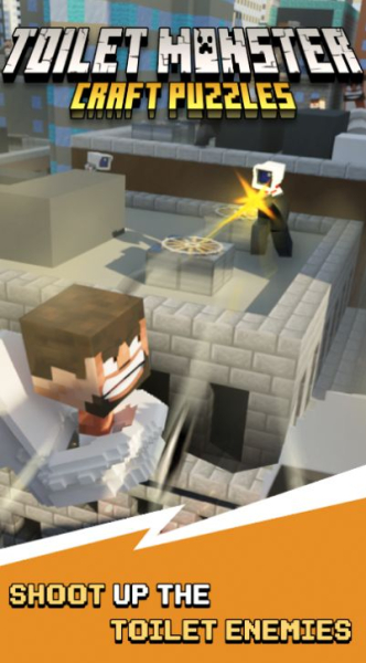 Toilet Monster Craft Puzzles mod apk download