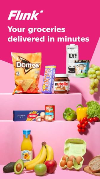Flink Groceries in minutes App Download for Android