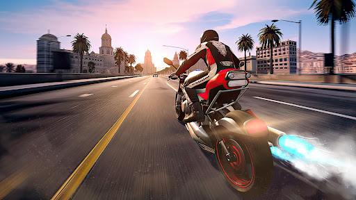 Traffic Bike Driving Simulator hack mod apk download v1.2.4 screenshot 1