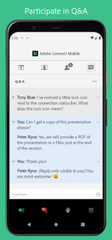 Adobe Connect download for android apk v3.5 screenshot 2