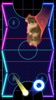 Glow Cat Hockey Meow ASMR game download v0.1 screenshot 4