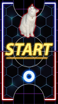 Glow Cat Hockey Meow ASMR game download v0.1 screenshot 1