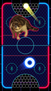 Glow Cat Hockey Meow ASMR game download v0.1 screenshot 3