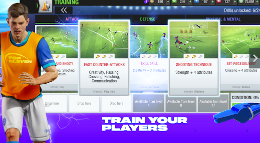 Top Eleven Be a Soccer Manager Mod Apk Latest Version v24.2.2 screenshot 1