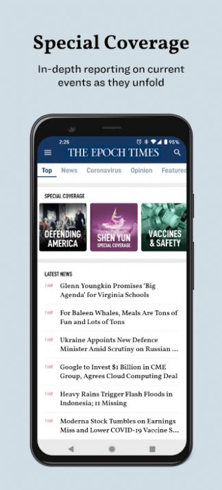 The Epoch Times App for Android