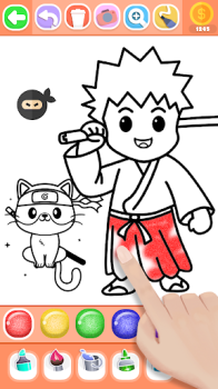 Boys Ninja Coloring & Memory apk download v4 screenshot 1