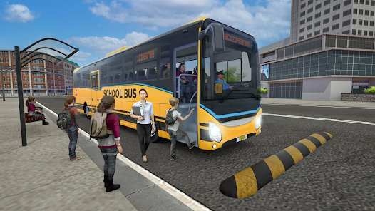 School Bus Game Driving Sim mod apk Download v1.0 screenshot 2