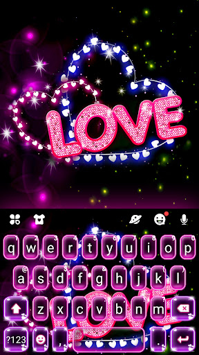 Neon Love Theme app free download