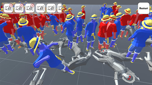 Red and Blue Battle Simulator apk no ads download v1.0.2.1 screenshot 1