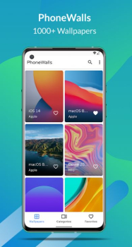 PhoneWalls Stock Wallpapers App Free Download v2.1.0 screenshot 2