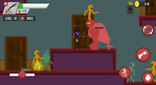 Stickman vs Zombies mod apk unlimited money and gems