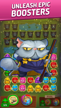 Cat Force PvP Match 3 Game Apk Download Latest Version v0.51.0 screenshot 2