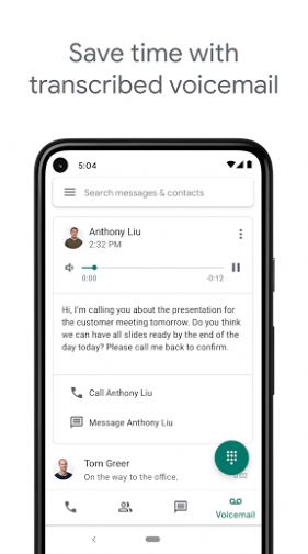 Google Voice app download for android free v2023.10.02.570412540 screenshot 9