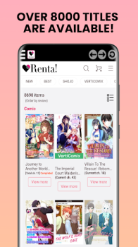 Manga Renta app free download for android v3.1.3 screenshot 1