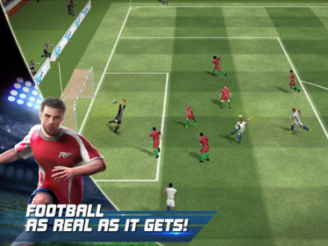 Real Football mod apk unlimited money and gold 1.7.4 v1.7.4 screenshot 1