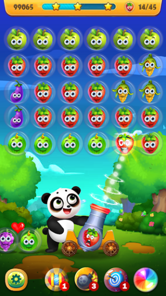 Panda Fruit Bubble Pop Shoot apk Download