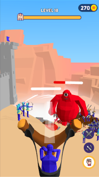 Throw and Defend Slingshot War apk download v1.0.423 screenshot 1